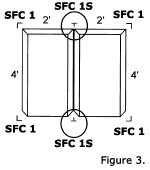 AGI AC184 SFC single 2' x 4' fixture configuration 3