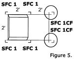 AGI AC184 SFC single 2' x 4' fixture configuration 5